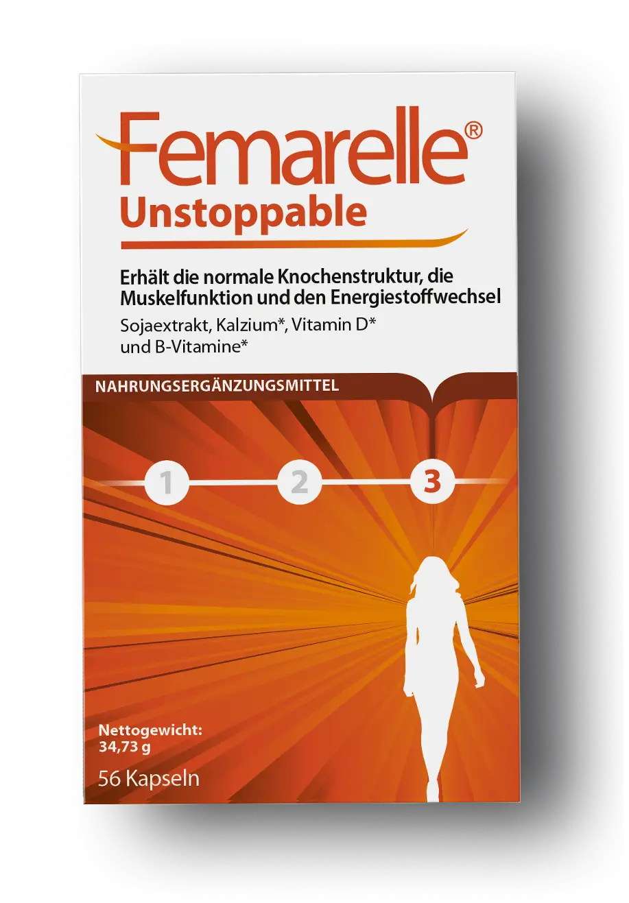 Femarelle Unstoppable - hormonfreies Produkt gegen Wechseljahresbeschwerden