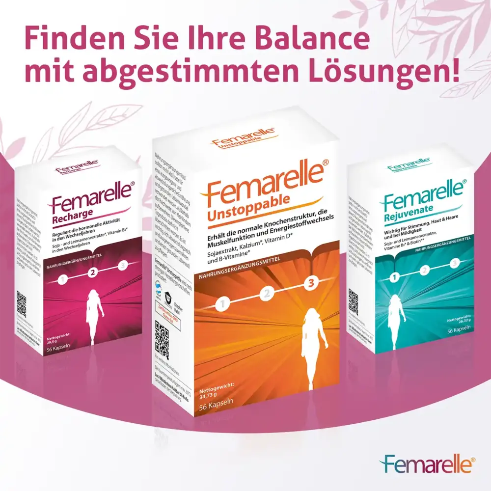 Femarelle Produkte gegen Wechseljahresbeschwerden
