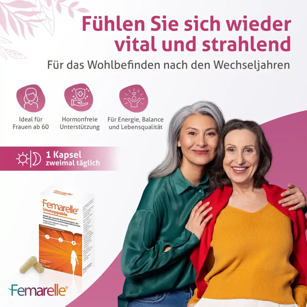 Femarelle Unstoppable erhält die normale Knochenfunktion